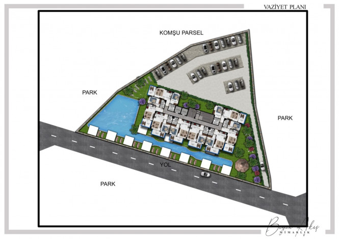 Новый жилой комплекс с апартаментами 1+1 и 2+1 в районе Авсаллар - Ракурс 10