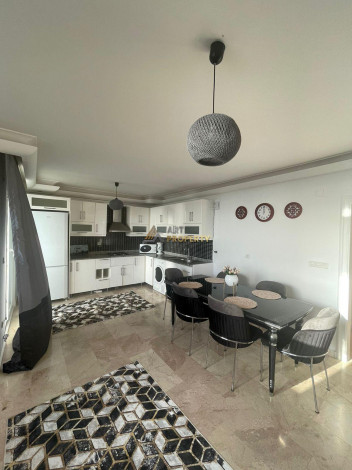 Меблированная квартира планировки 2+1, 125м2 с видом на море в районе Махмутлар - Ракурс 9