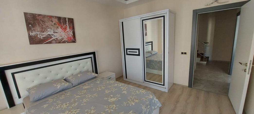 Двухкомнатный меблированный дуплекс в претижном районе Оба города Аланья, 110 м2 - Ракурс 4