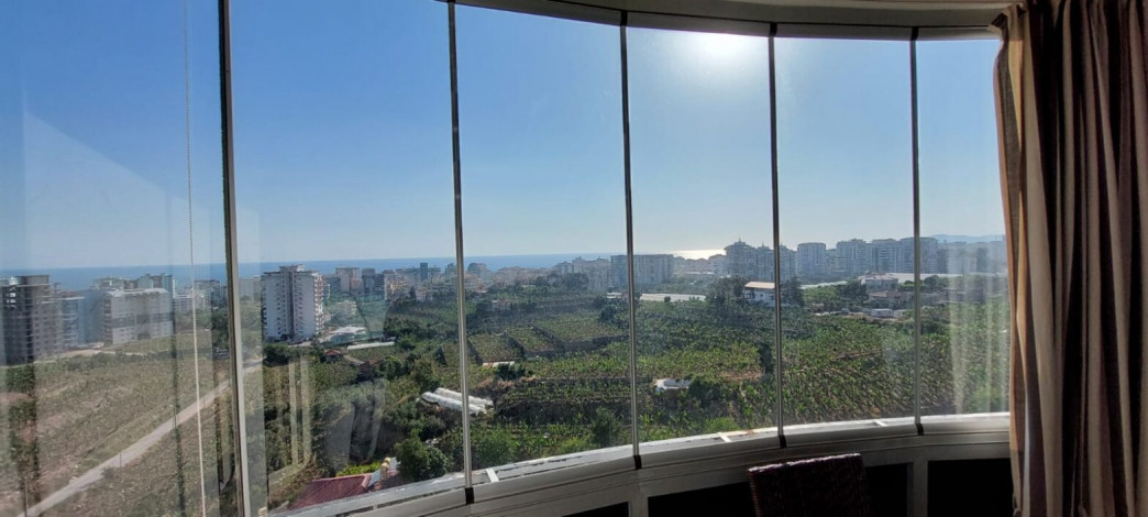 Меблированная квартира планировки 2+1, 125м2 с видом на море в районе Махмутлар - Ракурс 18