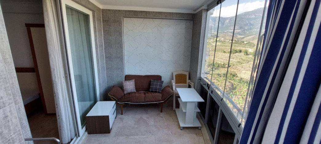 Меблированная квартира планировки 2+1, 125м2 с видом на море в районе Махмутлар - Ракурс 24