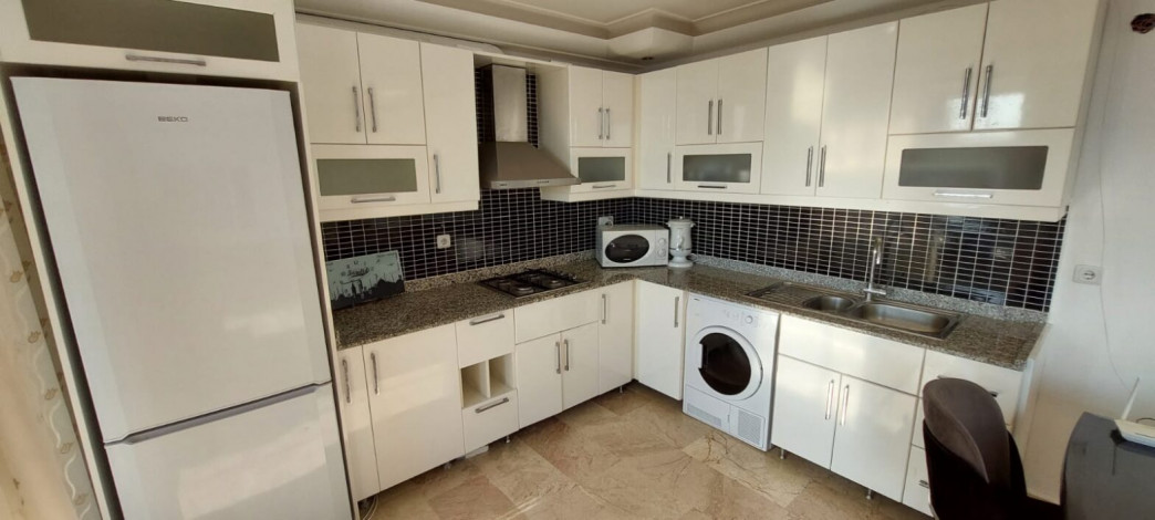 Меблированная квартира планировки 2+1, 125м2 с видом на море в районе Махмутлар - Ракурс 25