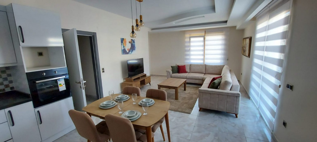 Двухкомнатный меблированный дуплекс в претижном районе Оба города Аланья, 110 м2 - Ракурс 5