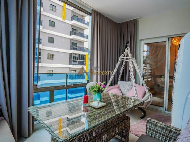 Роскошная меблированная квартира планировки 3+1, 187м2 в современном комплексе, район Махмутлар - Ракурс 8