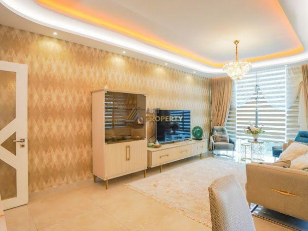 Роскошная меблированная квартира планировки 3+1, 187м2 в современном комплексе, район Махмутлар - Ракурс 13