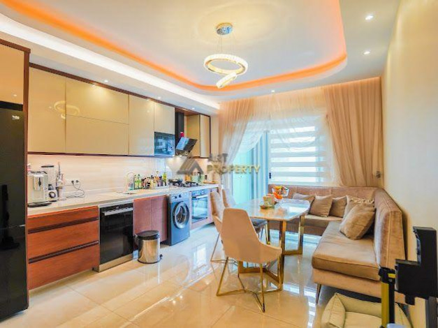 Роскошная меблированная квартира планировки 3+1, 187м2 в современном комплексе, район Махмутлар - Ракурс 21