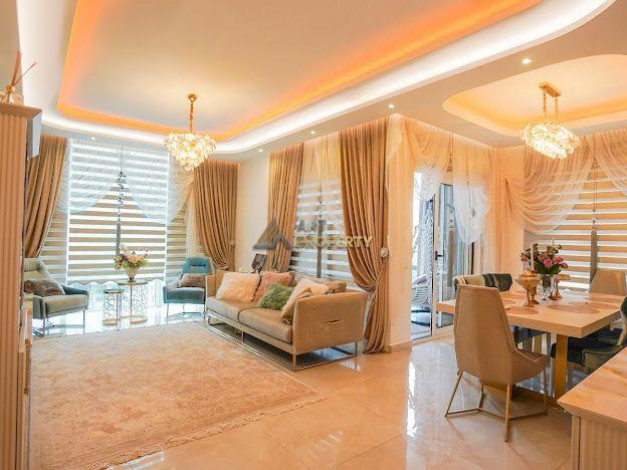 Роскошная меблированная квартира планировки 3+1, 187м2 в современном комплексе, район Махмутлар - Ракурс 28