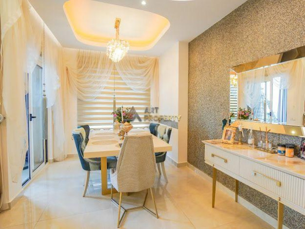 Роскошная меблированная квартира планировки 3+1, 187м2 в современном комплексе, район Махмутлар - Ракурс 47