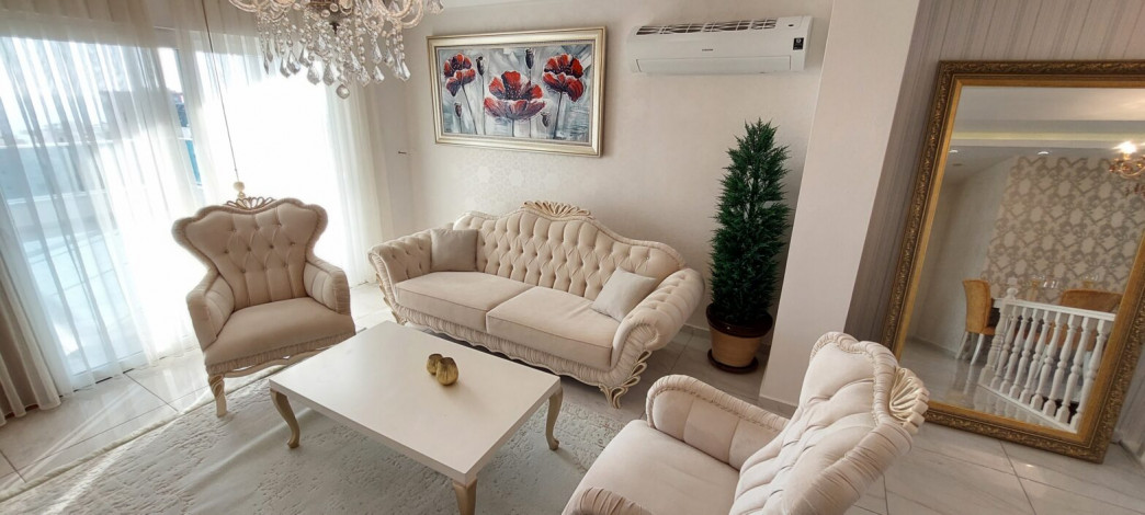 Шикарный видовой пентхаус планировки 2+1, 170м2 в районе Махмутлар - Ракурс 37