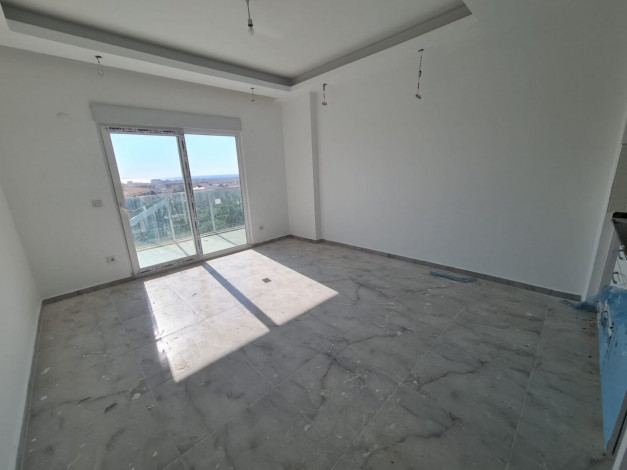 Апартаменты 1+1, 55м2 с видом на море и крепость Алании, районе Оба - Ракурс 4