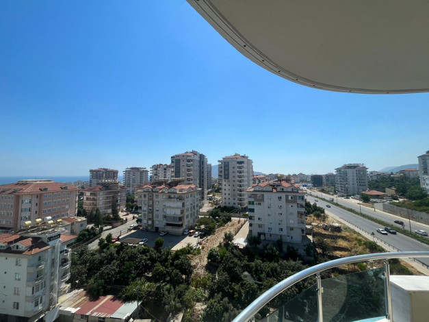 Апартаменты 2+1, 100м2 с видом на Средиземное море и горы, район Джикджилли - Ракурс 8