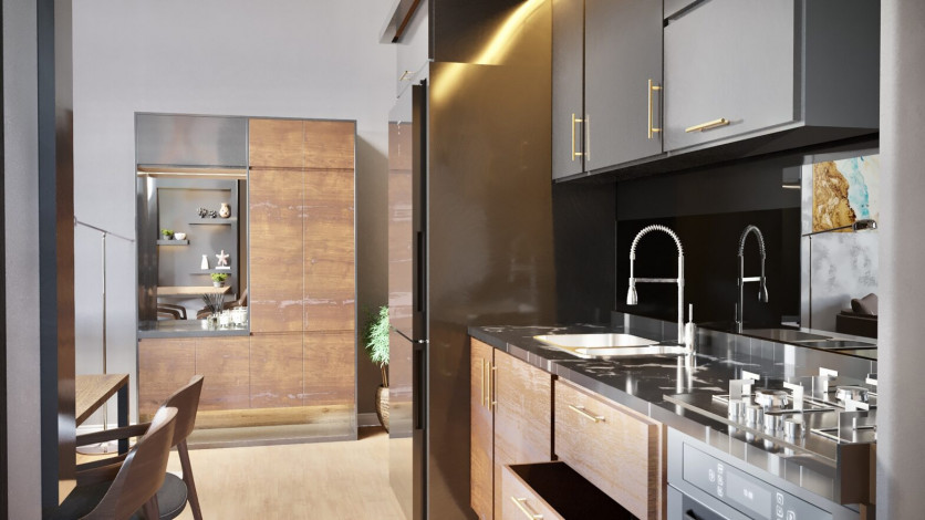 Новый инвестиционный проект с апартаментами 1+1 и 2+1 в районе Авсаллар - Ракурс 2