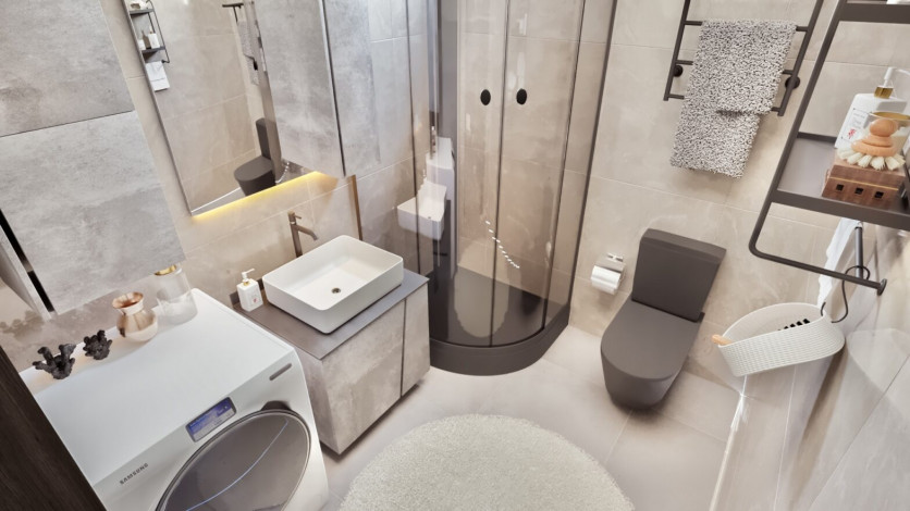 Новый инвестиционный проект с апартаментами 1+1 и 2+1 в районе Авсаллар - Ракурс 3