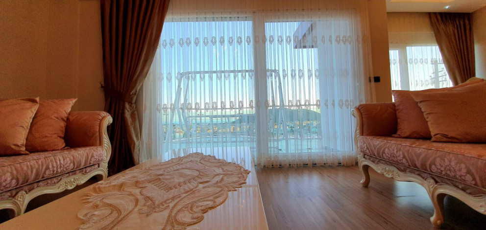 Вилла планировки 3+1, 370м2 с панорамным видом на море и горы, район Газипаша - Ракурс 9