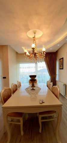 Вилла планировки 3+1, 370м2 с панорамным видом на море и горы, район Газипаша - Ракурс 12