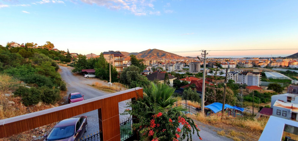 Вилла планировки 3+1, 370м2 с панорамным видом на море и горы, район Газипаша - Ракурс 29