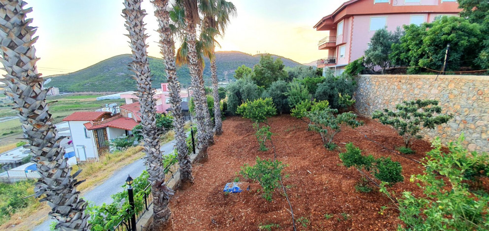 Вилла планировки 3+1, 370м2 с панорамным видом на море и горы, район Газипаша - Ракурс 35