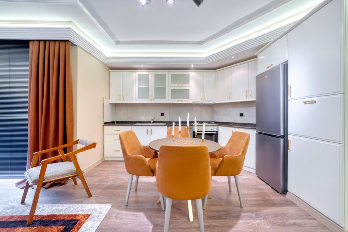 Роскошные меблированные апартаменты планировки 2+1, 120м2 в районе Оба - Ракурс 3