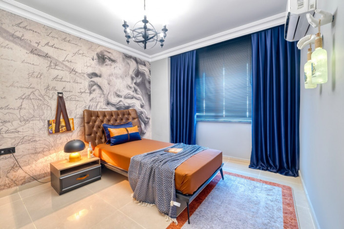 Роскошные меблированные апартаменты планировки 2+1, 120м2 в районе Оба - Ракурс 5