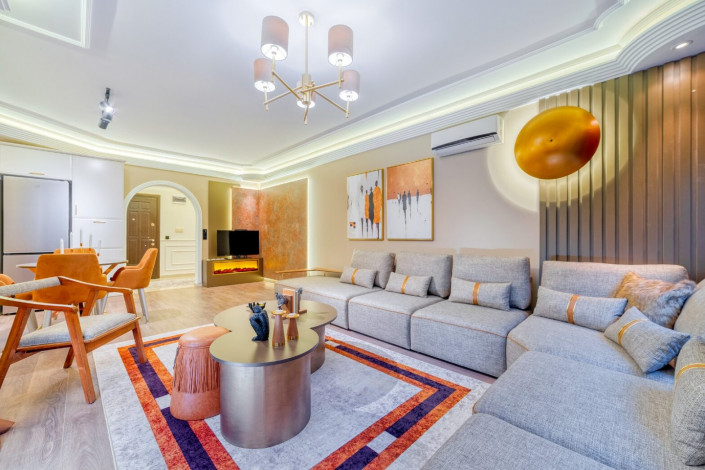 Роскошные меблированные апартаменты планировки 2+1, 120м2 в районе Оба - Ракурс 14