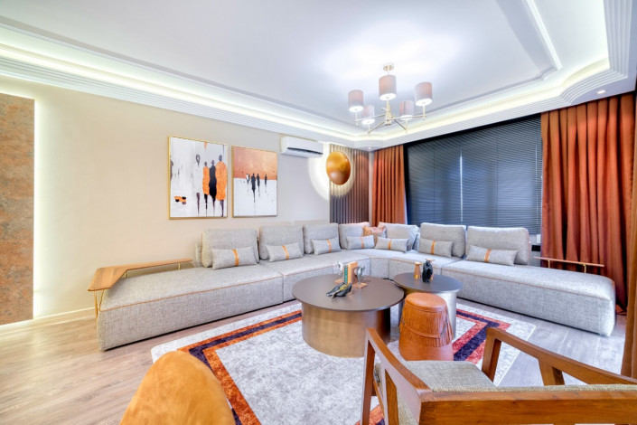 Роскошные меблированные апартаменты планировки 2+1, 120м2 в районе Оба - Ракурс 15