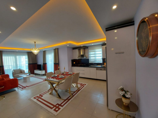 Просторная меблированная квартира 2+1, 120м2 в отличном жилом комплексе, Махмтулар - Ракурс 8