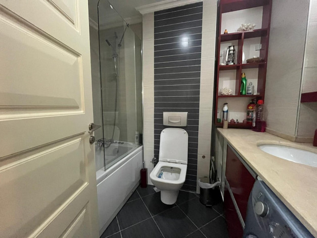 Меблированная квартира планировки 2+1, 120м2 с видом на море и крепость Алании, районе Джикджилли - Ракурс 21