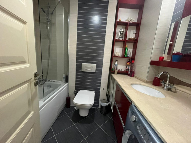 Меблированная квартира планировки 2+1, 120м2 с видом на море и крепость Алании, районе Джикджилли - Ракурс 23