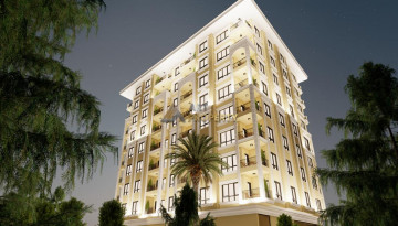 Апартаменты 1+1, 60м2 в новом жилом комплексе в районе Махмутлар - Ракурс 11