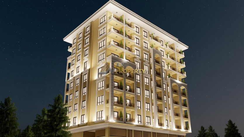 Апартаменты 1+1, 60м2 в новом жилом комплексе в районе Махмутлар - Ракурс 12