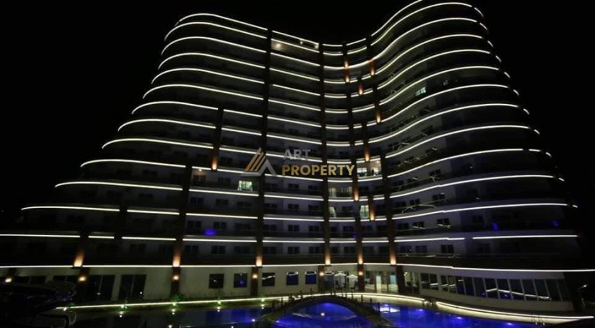 Квартира-студия в популярном жилом комплексе, район Махмутлар - Ракурс 9