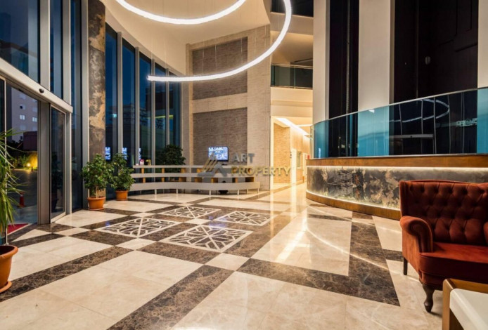 Квартира-студия в популярном жилом комплексе, район Махмутлар - Ракурс 38