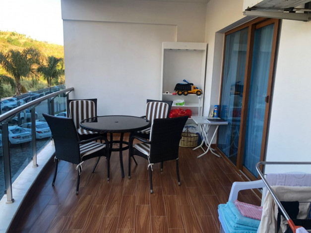 Меблированные апартаменты планировки 1+1, 75м2 в известном комплексе, районе Махмутлар - Ракурс 7