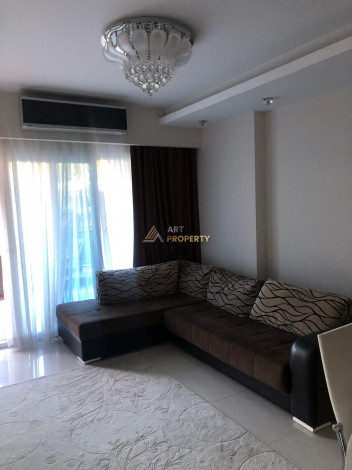 Меблированные апартаменты планировки 1+1, 75м2 в известном комплексе, районе Махмутлар - Ракурс 8