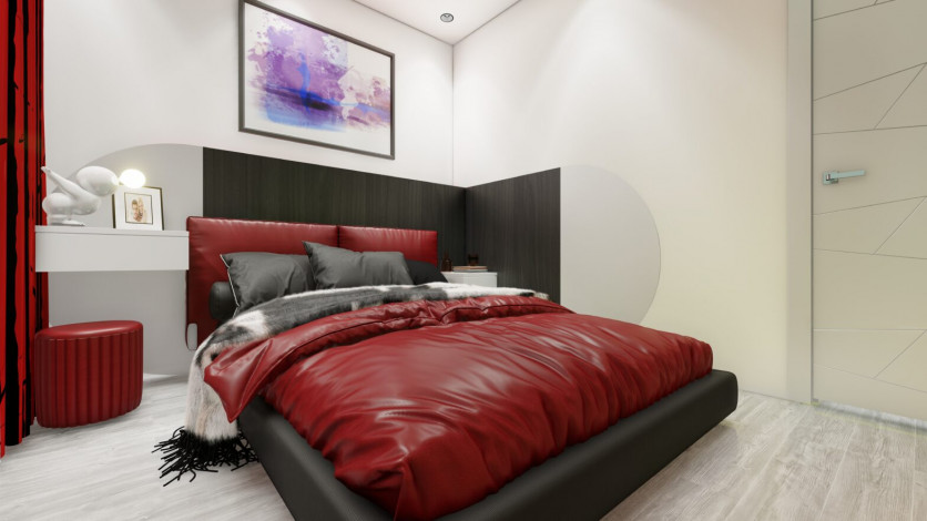 Новый инвестиционный проект c квартирами 1+1, 2+1 в районе Авсаллар - Ракурс 3