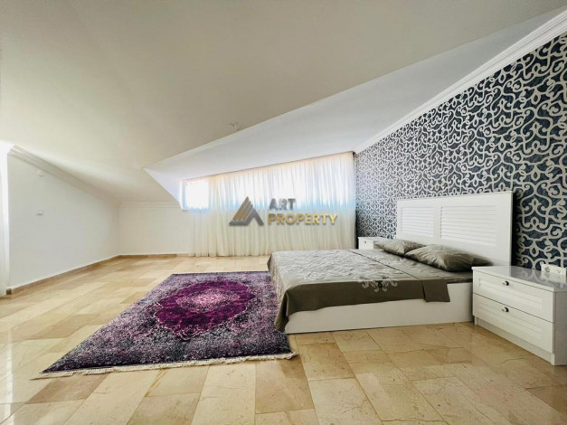 Меблированный пентхаус 4+1, с видом на море и горы, район Оба - Ракурс 6