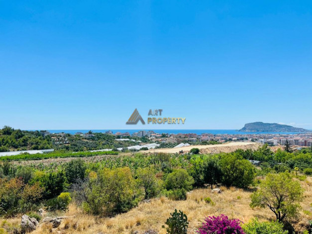 Меблированный пентхаус 4+1, с видом на море и горы, район Оба - Ракурс 19