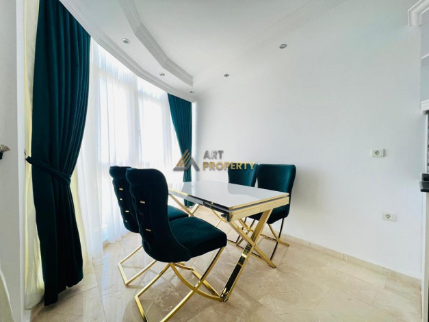 Меблированный пентхаус 4+1, с видом на море и горы, район Оба - Ракурс 24