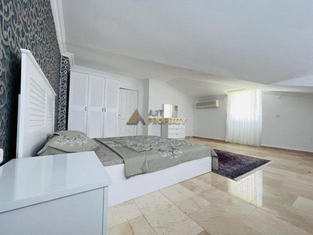 Меблированный пентхаус 4+1, с видом на море и горы, район Оба - Ракурс 32