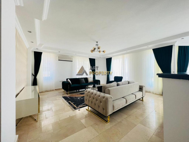 Меблированный пентхаус 4+1, с видом на море и горы, район Оба - Ракурс 39