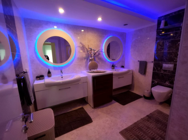 Стильная меблированная вилла планировки 4+1, 220м2 с видом на горы и море, Каргыджак - Ракурс 7