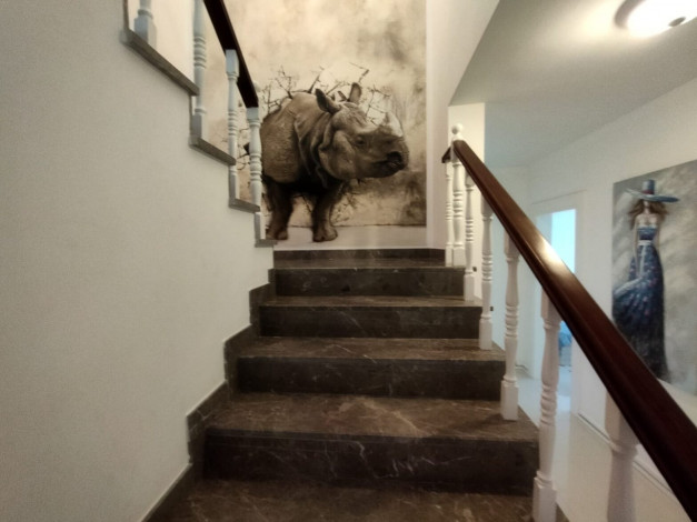 Стильная меблированная вилла планировки 4+1, 220м2 с видом на горы и море, Каргыджак - Ракурс 12