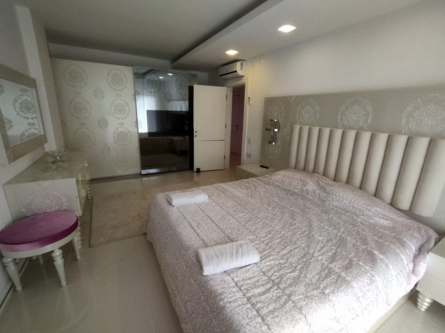 Стильная меблированная вилла планировки 4+1, 220м2 с видом на горы и море, Каргыджак - Ракурс 21