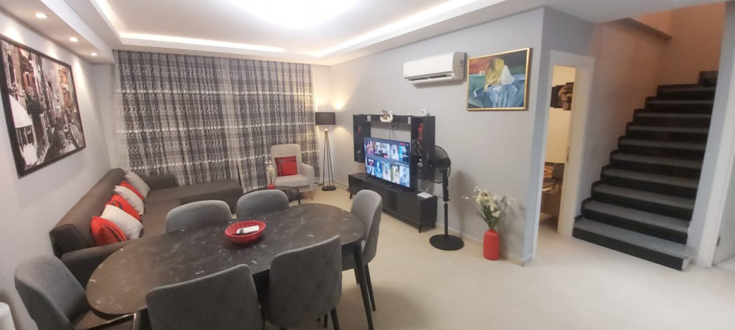 Видовой пентхаус планировки 4+1, 200м2 в районе Махмутлар - Ракурс 4