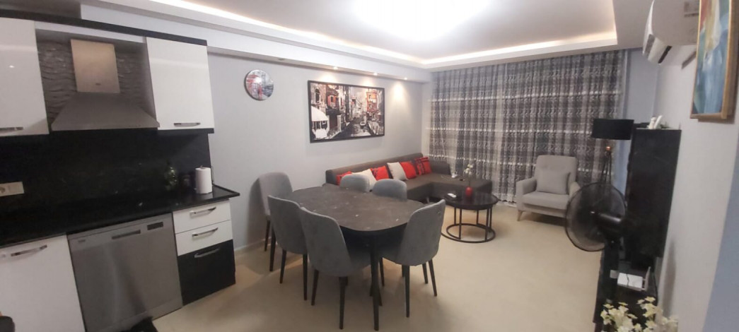 Видовой пентхаус планировки 4+1, 200м2 в районе Махмутлар - Ракурс 13