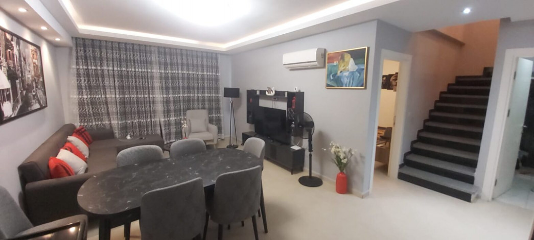 Видовой пентхаус планировки 4+1, 200м2 в районе Махмутлар - Ракурс 16