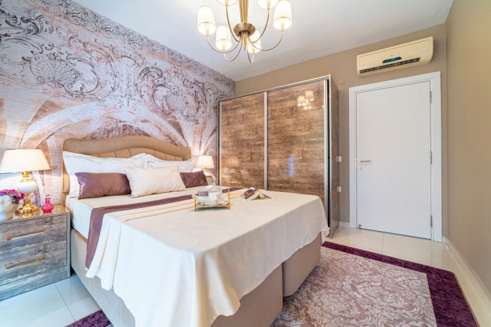 Просторные апартаменты 1+1 с роскошным дизайном мебелью в Кестель, 70м2 - Ракурс 8