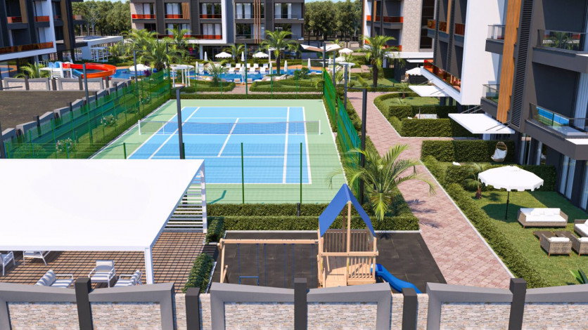 Новый жилой комплекс на стадии строительства  в престижном районе Оба - Ракурс 8