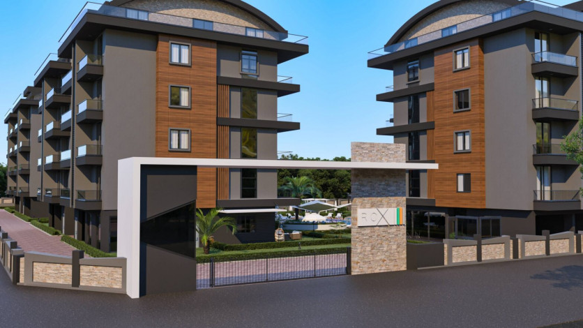 Новый жилой комплекс на стадии строительства  в престижном районе Оба - Ракурс 10