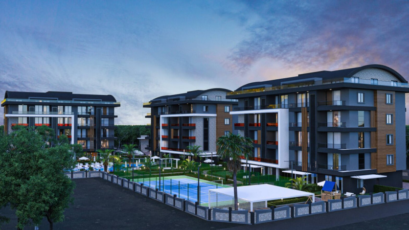 Новый жилой комплекс на стадии строительства  в престижном районе Оба - Ракурс 11